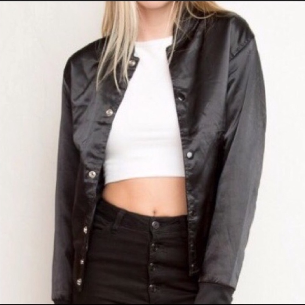 Black Bomber Jacket
